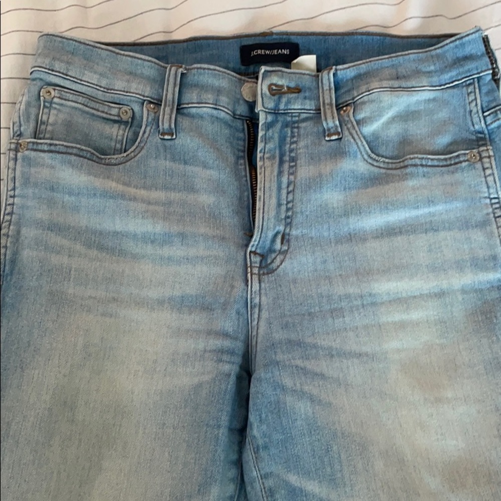 Jcrew high waisted denim